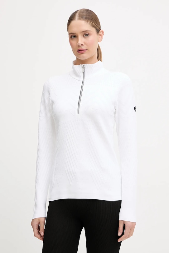 Newland longsleeve funkcyjny LADY T-NECK sporty zimowe biały N46712.32