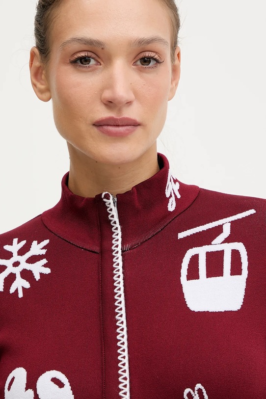 Newland bluza funkcyjna LADY FULL ZIP bordowy N46872.198