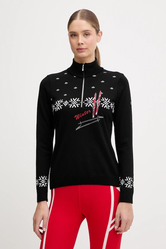 Newland bielizna funkcyjna LADY W T-NECK sporty zimowe czarny N46726.108