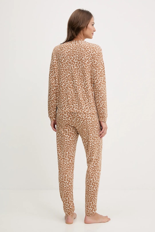 United Colors of Benetton piżama brązowy 32QH3P04E