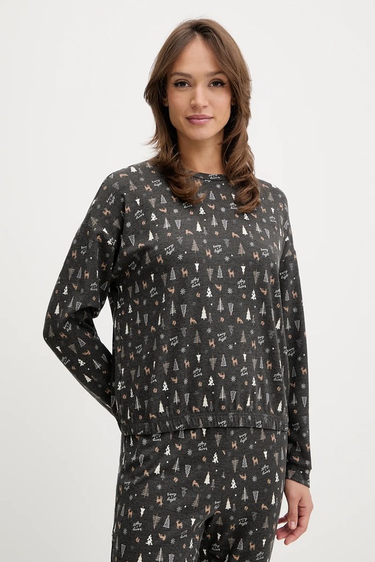 United Colors of Benetton piżama 32QH3P04E szary AW25