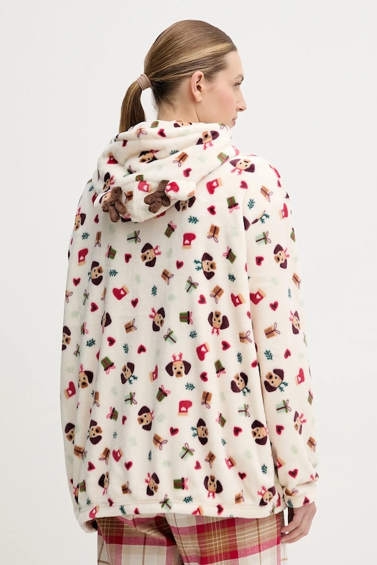 Odzież United Colors of Benetton longsleeve piżamowy 3DKE3M07Y czerwony