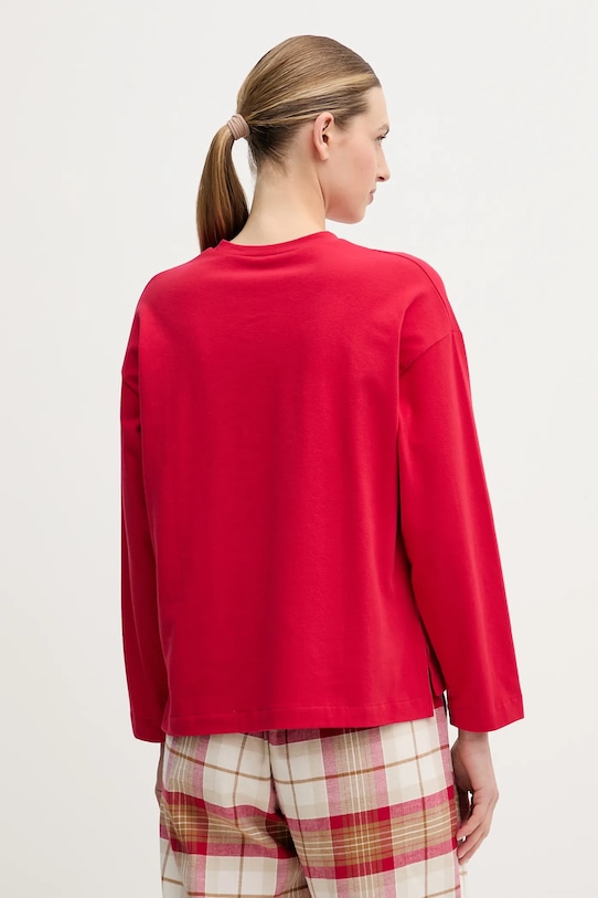 Oblečení Pyžamové tričko s dlouhým rukávem United Colors of Benetton 3DKE3M07Y červená