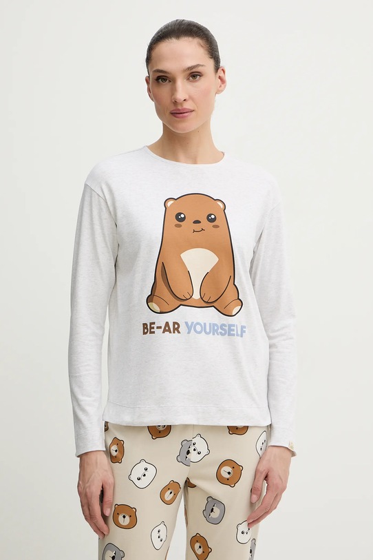 Пижама United Colors of Benetton 3DKE3P04C сив AW25