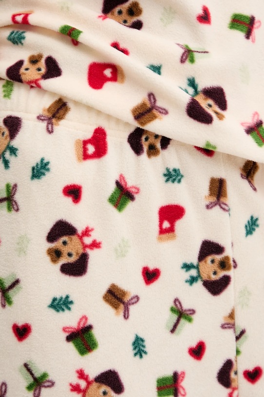 Spodnji del pižame United Colors of Benetton bež 39EZ3F04V