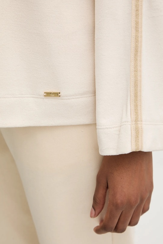 Μακρυμάνικη μπλούζα πιτζάμας United Colors of Benetton μπεζ 3JQA3M08B