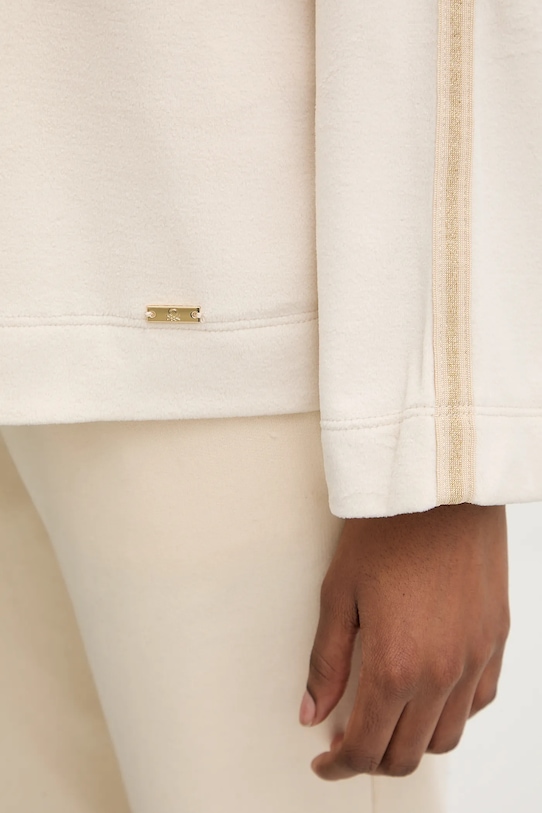 Μακρυμάνικη μπλούζα πιτζάμας United Colors of Benetton μπεζ 3JQA3M08B