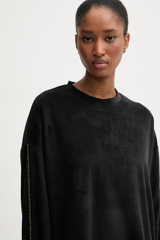 Ρούχα Μακρυμάνικη μπλούζα πιτζάμας United Colors of Benetton 3JQA3M08B μαύρο