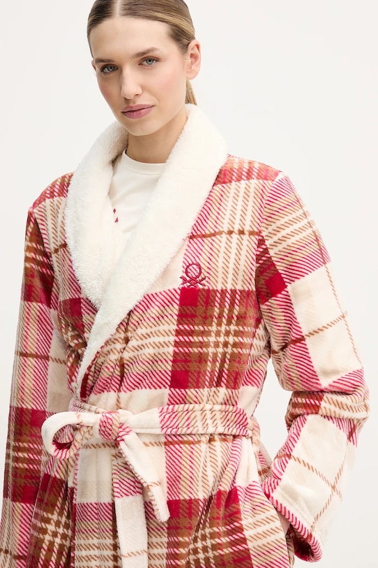 United Colors of Benetton szlafrok różowy 6FK81C00E