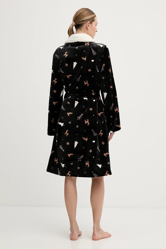 Odzież United Colors of Benetton szlafrok 6FK81C00E czarny