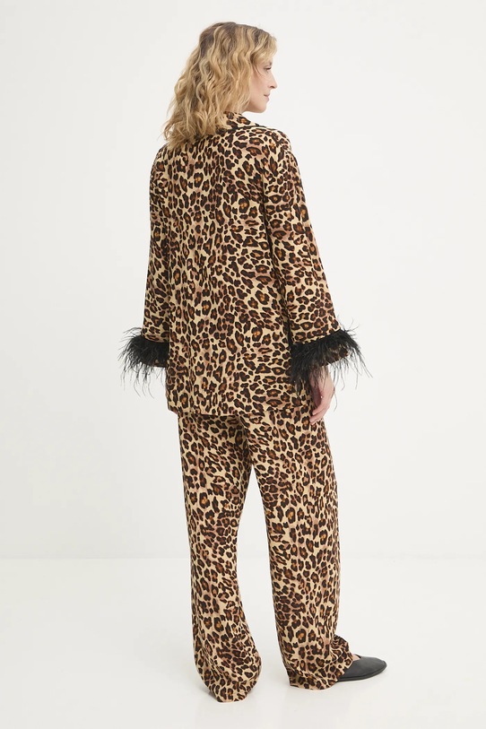 The Sleeper piżama brązowy BWSP02A025F