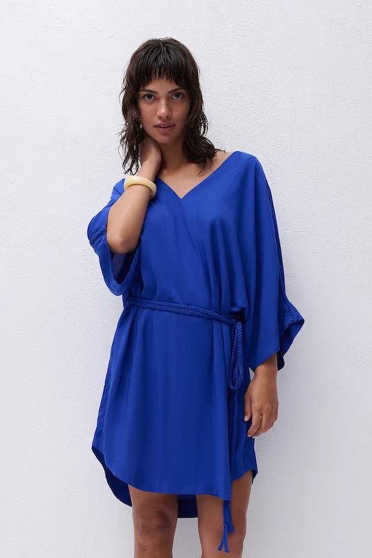 Chantelle narzutka plażowa niebieski C18RW6