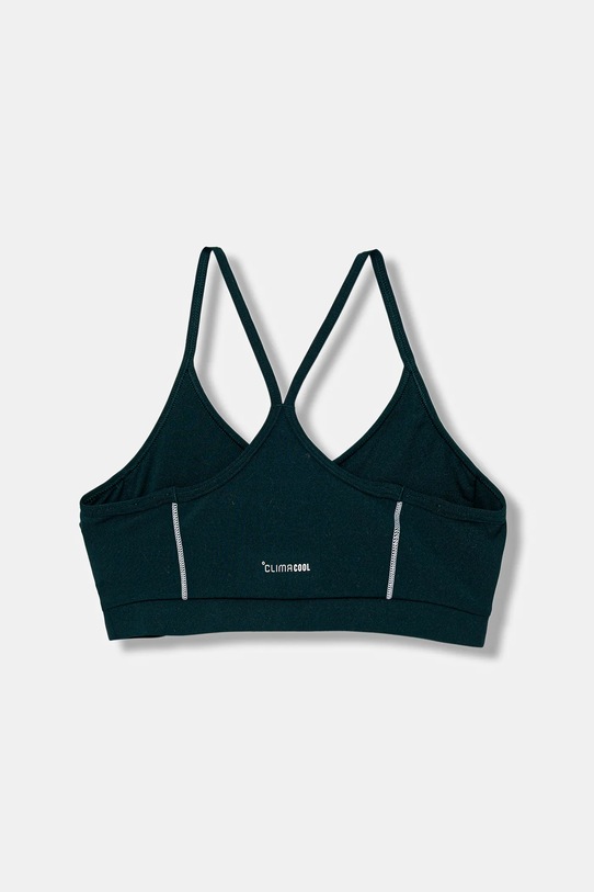adidas biustonosz sportowy dziecięcy JW8661 zielony AW25