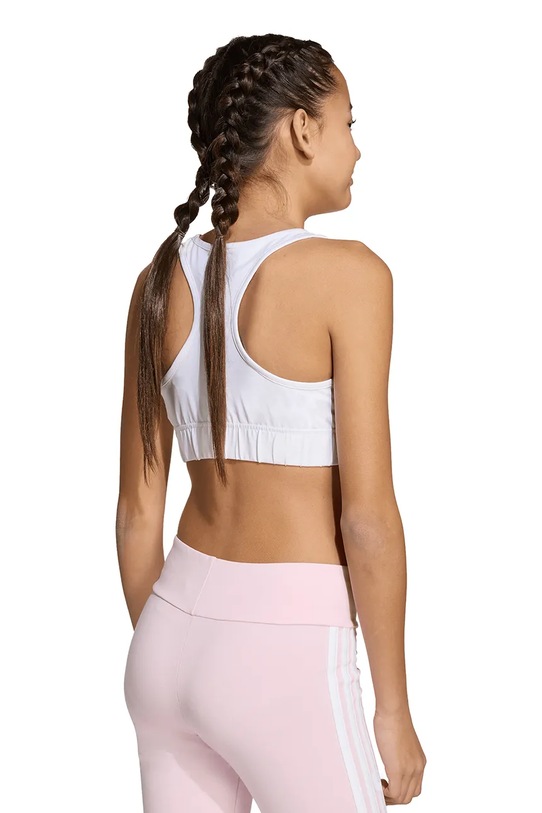 adidas biustonosz sportowy dziecięcy JX3925 biały