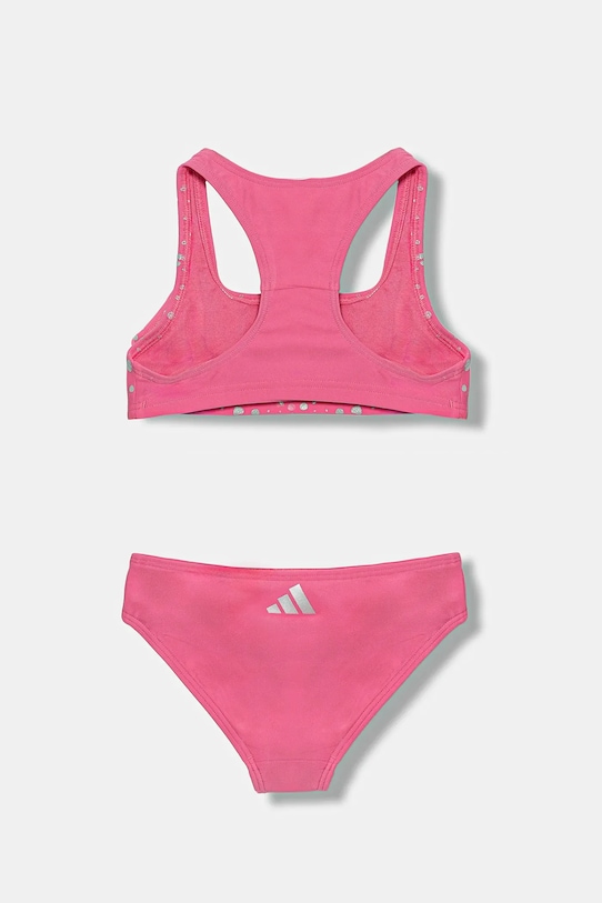 Dvoudílné dětské plavky adidas Performance JM8186 růžová AW25