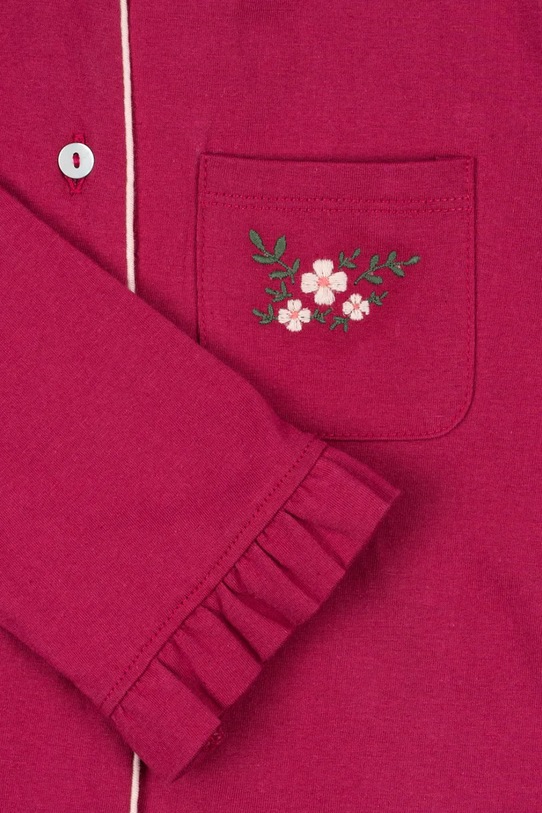 Детская пижама Konges Sløjd PIO FRILL SET GOTS KS103964.9BYA розовый