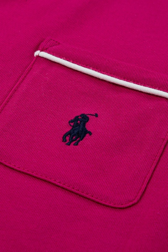 Dziewczynka Polo Ralph Lauren piżama bawełniana dziecięca 4P0279 różowy