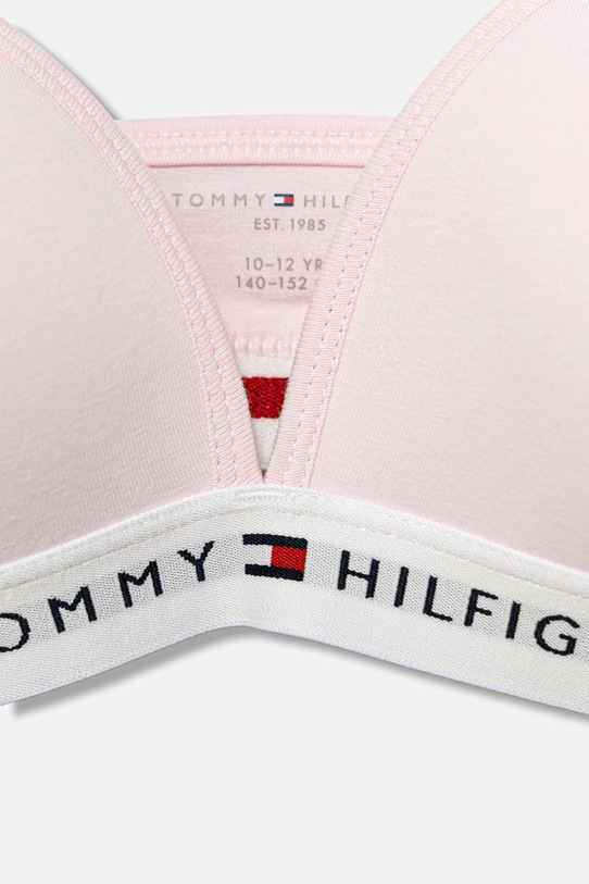 Dziewczynka Tommy Hilfiger biustonosz dziecięcy UG0UG00772.9BYA różowy