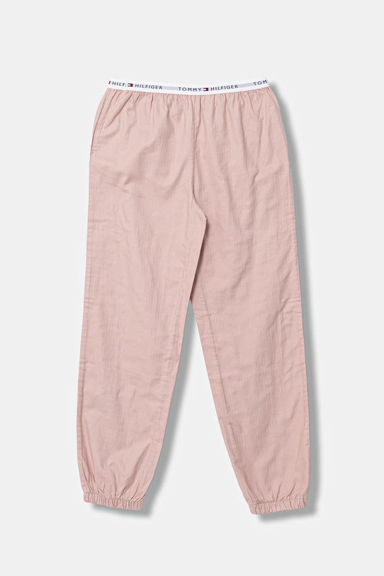 Dětské bavlněné pyžamo Tommy Hilfiger UG0UG00810.9BYA růžová