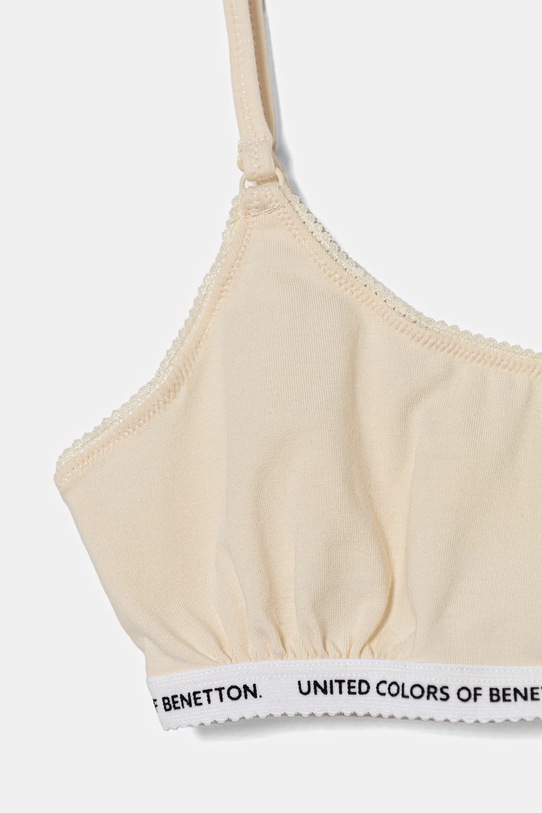 United Colors of Benetton biustonosz dziecięcy 2-pack beżowy 3MC10R1IN.G.Season.9BYA