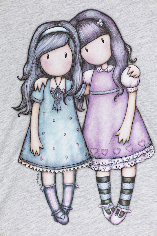 DÍVKA Dětské pyžamo United Colors of Benetton 3Y5E0P08U.G.seasonal šedá