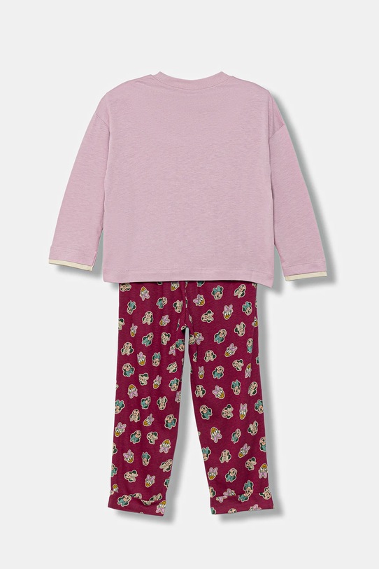 United Colors of Benetton piżama dziecięca 3Y5E0P09A.G.seasonal różowy AW25