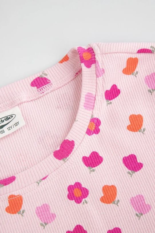 Fete Coccodrillo pijama copii ZC5448107PJS roz