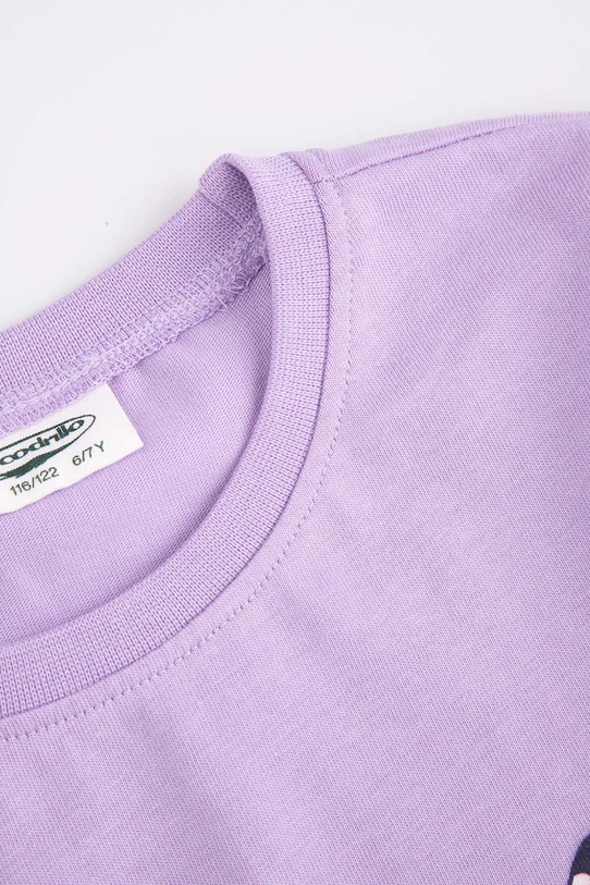 Dziewczynka Coccodrillo piżama bawełniana dziecięca ZC5448101LGD fioletowy