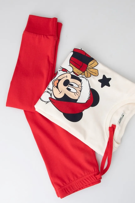 Coccodrillo komplet piżamowy dziecięcy bawełniany ZC5448102LGD multicolor