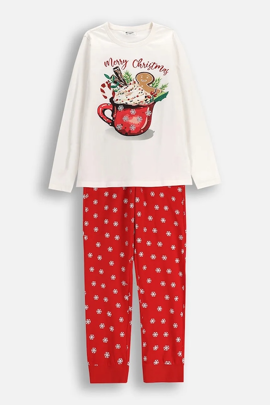 Coccodrillo set pigiama di cotone per bambini set rosso ZC5448104MER