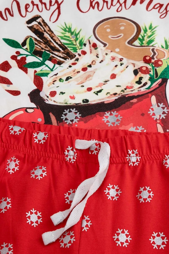 Coccodrillo set pigiama di cotone per bambini rosso ZC5448104MER