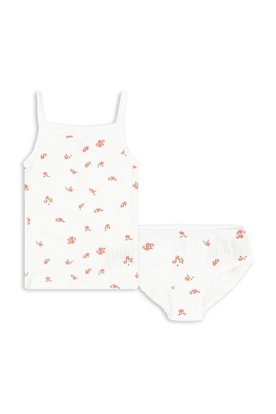 Konges Sløjd komplet bawełniany dziecięcy MINNIE UNDERWEAR GOTS KS3021.9BYA biały AW25