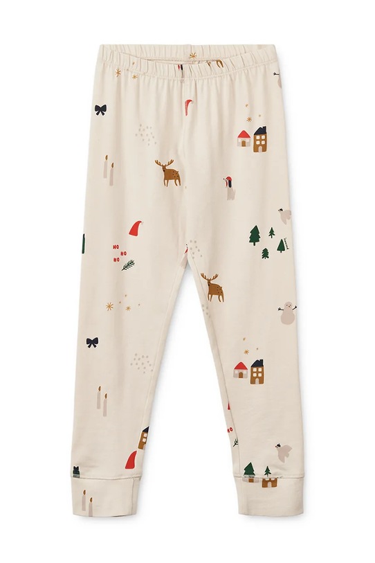 Хлопчик Дитяча піжама Liewood Wilhelm Printed Pyjamas Set LW20361.9BYA бежевий