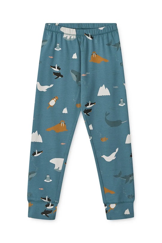 Chłopiec Liewood piżama dziecięca Wilhelm Printed Pyjamas Set LW20361.9BYA niebieski