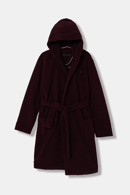 Tommy Hilfiger szlafrok Planet friendly bordowy UK0UK00090.9BYA