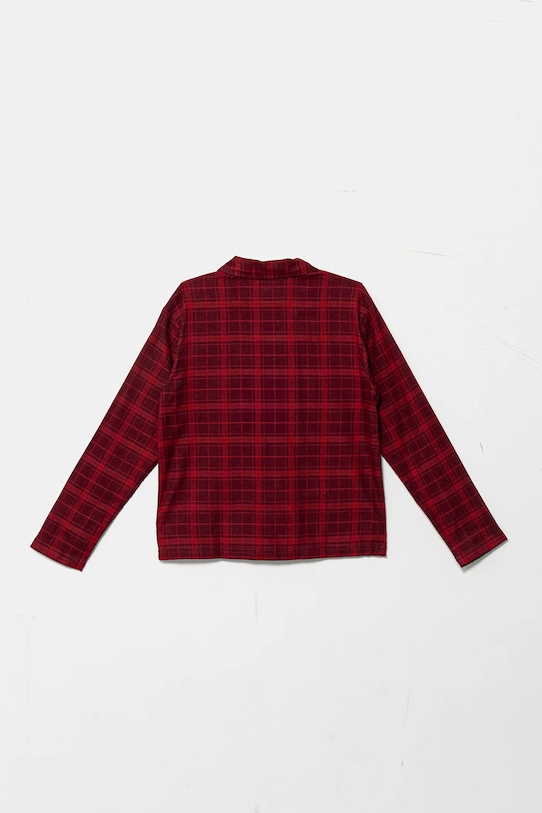 Tommy Hilfiger piżama dziecięca czerwony UK0UK00089.9BYA