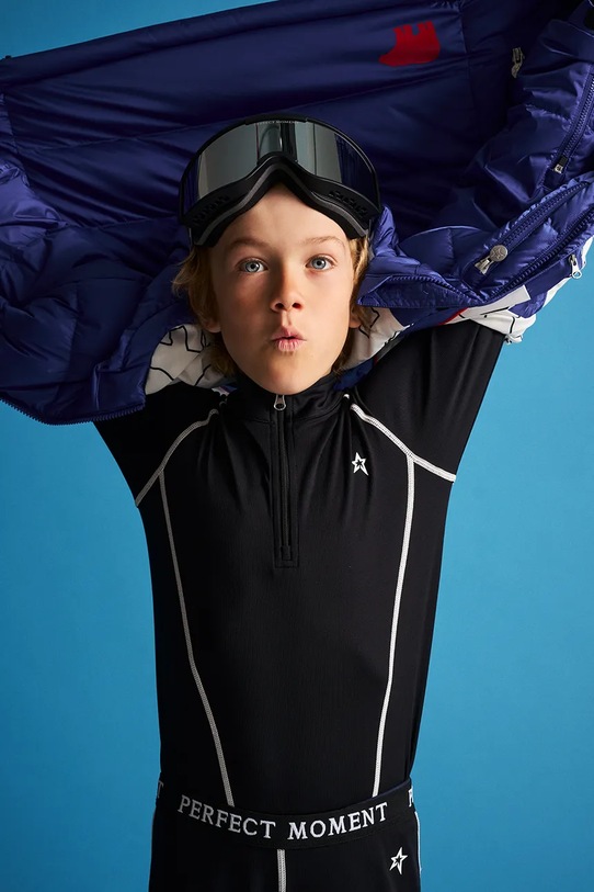 Fiú Perfect Moment funkcionális gyerek hosszú ujjú K6000073 fekete