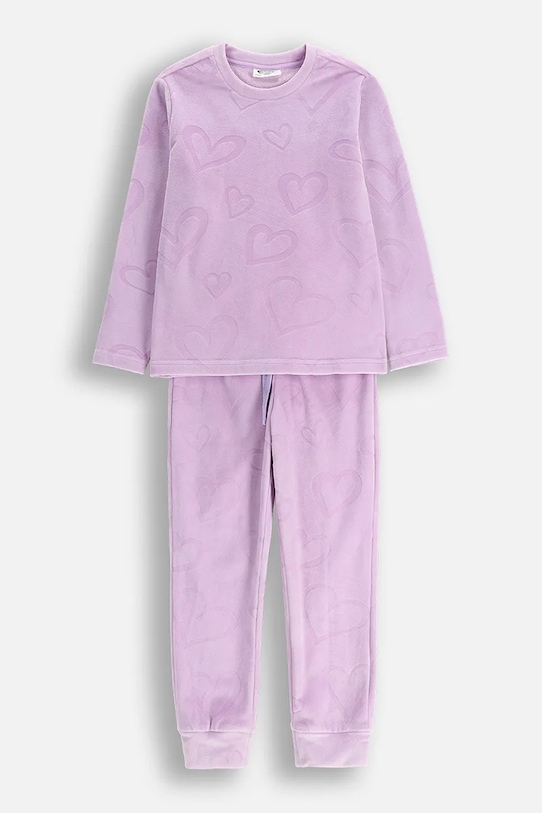 Coccodrillo pijama copii set violet ZC5448117PJS
