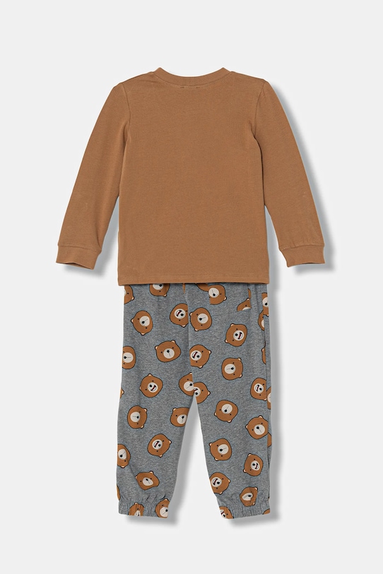 United Colors of Benetton pijama copii 2-pack 3DKE0P09G.G.Seasonal maro AW25