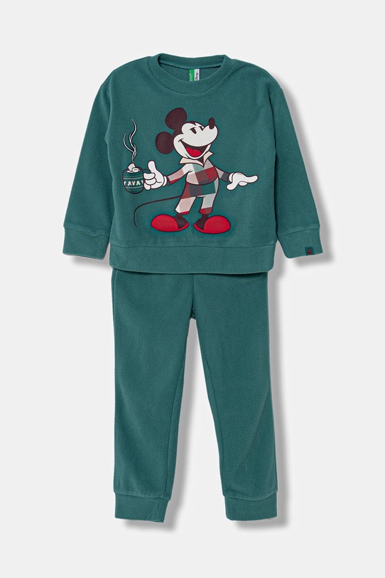 United Colors of Benetton piżama dziecięca aplikacja zielony 3I470P09T.G.Seasonal