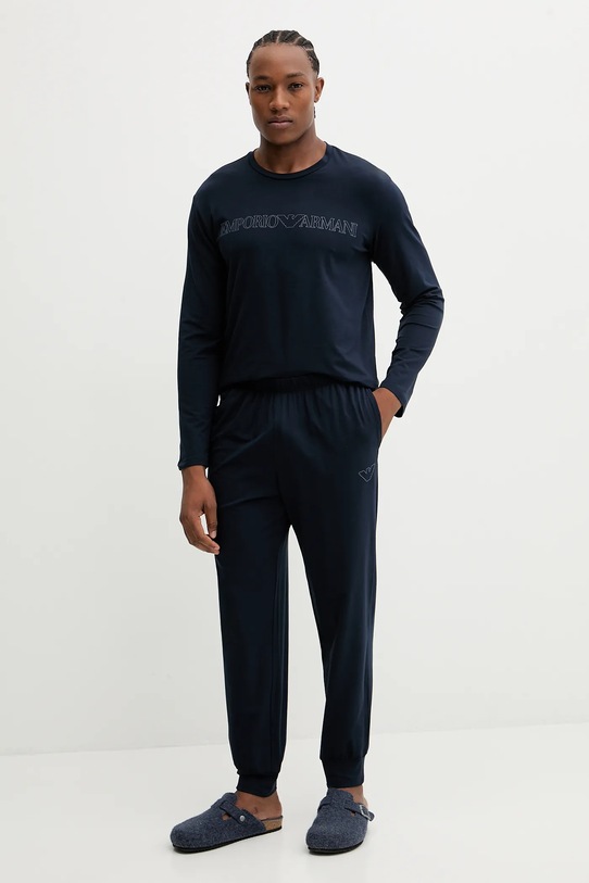 Emporio Armani Underwear piżama dzianina granatowy EM000616.AF14978