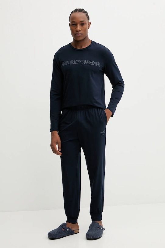 Emporio Armani Underwear piżama dzianina granatowy EM000616.AF14978