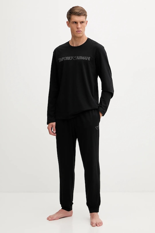 Emporio Armani Underwear piżama dzianina czarny EM000616.AF14978