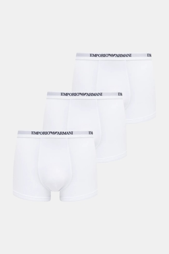 Боксери Emporio Armani Underwear 3-pack трикотаж білий EM000259.AF14132
