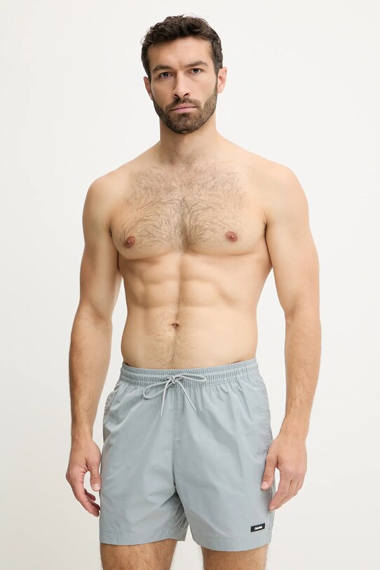 Calvin Klein szorty kąpielowe szary LV00N61111