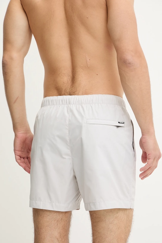 Plavkové šortky Calvin Klein LV00N61112 sivá AW25