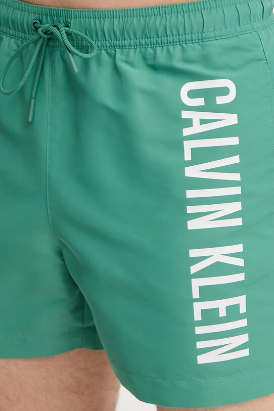 Calvin Klein szorty kąpielowe zielony LV00N61092