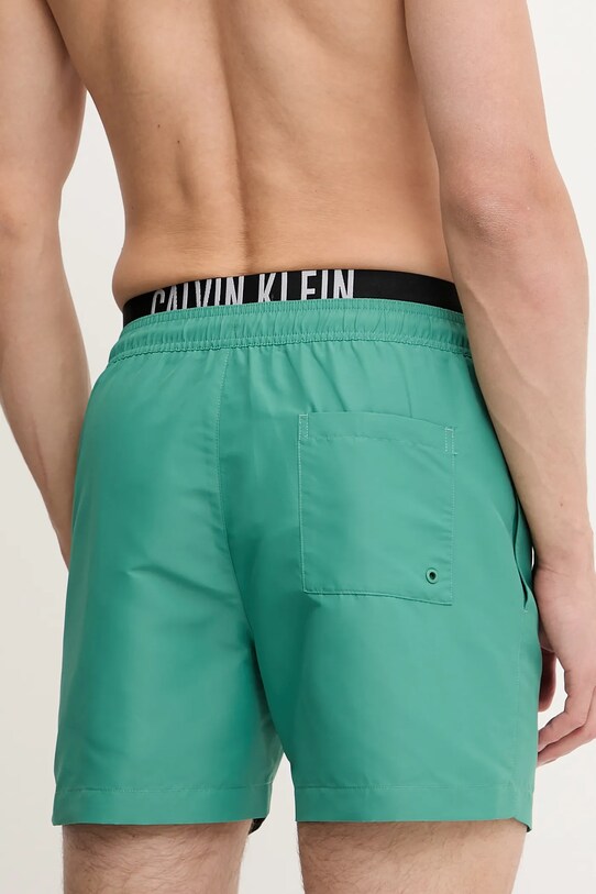 Odzież Calvin Klein szorty kąpielowe LV00N61093 zielony