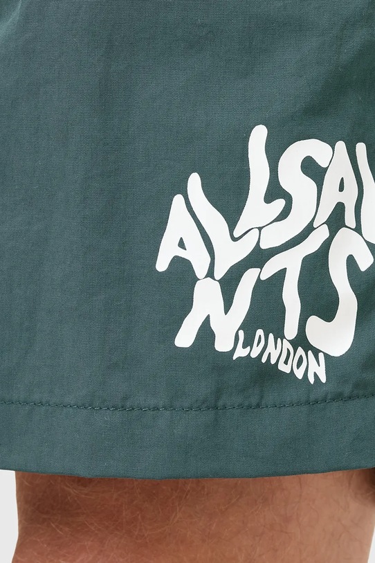 Plavkové šortky AllSaints ORLANDO tyrkysová M016WC