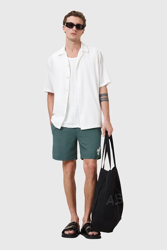 Plavkové šortky AllSaints ORLANDO M016WC